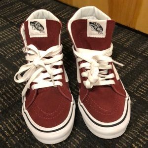Burgundy Vans